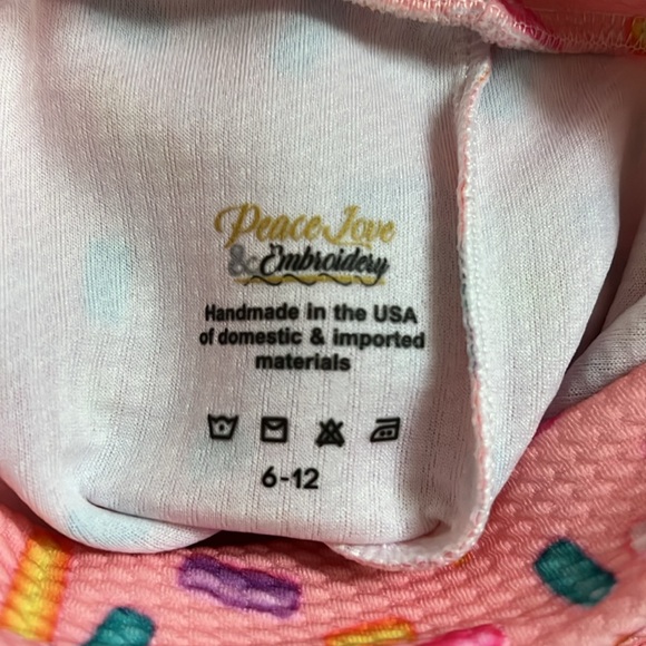 Donut Birthday Bell Bottom Pants - Picture 3 of 3